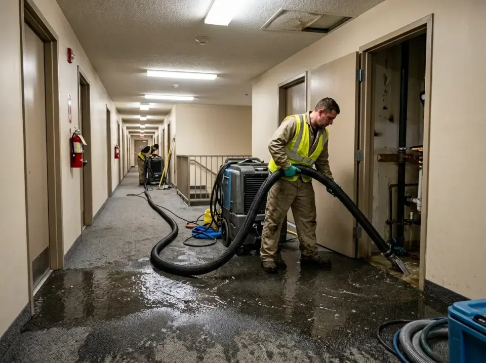 multi-unit-apartment-hallway-f-005 — frequently asked questions, Emergency Burst Pipe Water Extraction & Removal in Dix Hill…